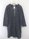 ◇ AMERICAN HOLIC アメリカン ホリック チェック 長袖 コート サイズF グレー系 レディース P 【中古】