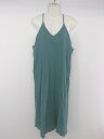 ◇ Alley by w closet ロング キャミソールワンピース サイズF グリーン系 レディース P 【中古】