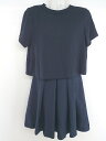 ◇ BLISS POINT ブリスポイント ワンピース カットソー アンサンブル サイズM ネイビー レディース P 【中古】