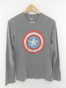 ◇ MARVEL COMICS プリント 長袖 Tシャツ カットソー サイズXS グレー系 レッド系 マルチ メンズ P 【中古】