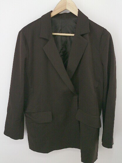 ◇ miette ミエット バックスリット 長袖 ジャケット サイズF ブラウン系 レディース P 【中古】