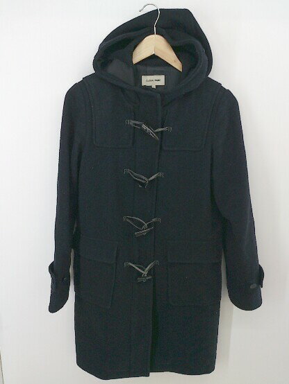 ◇ GLOBAL WORK グローバルワーク ジップアップ 長袖 ダッフル コート サイズS ネイビー レディース P 【中古】