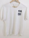 ◇ Reebok リーボック プリント 半袖 Tシャツ カットソー サイズM ホワイト系 ブラック メンズ P 【中古】