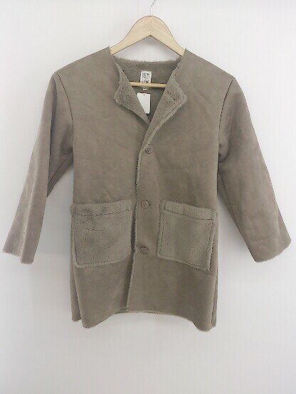 ◇ B:MING by BEAMS ビーミング by ビームス キッズ 子供服 長袖 ノーカラー コート サイズ140 ブラウン系 レディース P 【中古】