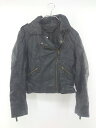 ◇ ZAKASA フェイクレザー 長袖 ライダースジャケット サイズEUR M USA M MEX 26 ブラック レディース P 【中古】