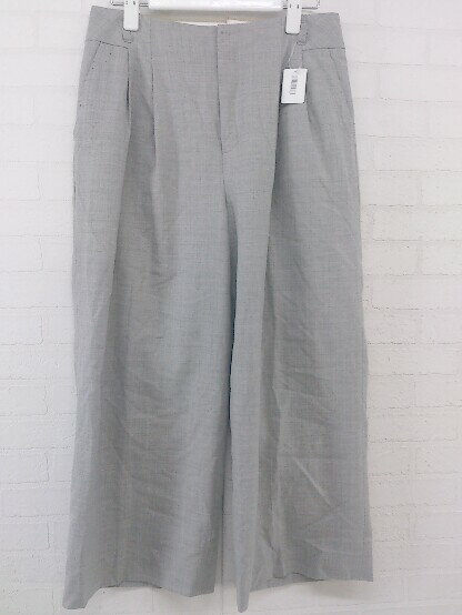 ◇ green label relaxing UNITED ARROWS ツータック パンツ サイズ40 グレー レディース P 【中古】