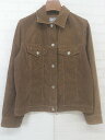 ◇ JUNKO SHIMADA ジュンコ シマダ コーデュロイ 長袖 ジャケット ブルゾン サイズ9 ブラウン系 レディース P 【中古】