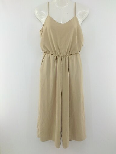 ◇ INGNI イング ウエストゴム サロペット サイズM ベージュ系 レディース P 【中古】