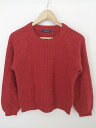 ◇ Rhythm of Life リズムオブライフ UNITED ARROWS ウールニット 長袖 セーター レッド系 レディース P 【中古】(4)