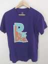 ◇ Park Deli パークデリ プリント 半袖 Tシャツ カットソー サイズM パープル メンズ P 【中古】