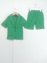 ◇ LuoboBeiBei キッズ 子供服 セットアップ 上下 サイズ130 グリーン メンズ P 【中古】