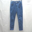 ◇ NICE CLAUP ストレッチ シンプル デニムパンツ サイズS ブルー系 レディース E 【中古】