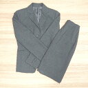 ◇ J.PRESS セットアップ ビジネス 裏地 ショート丈 - ジャケット スカート サイズ7 グレー系 レディース E 【中古】