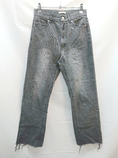 ◇ mystic ミスティック パッチ ダメージ加工 シンプル デニムパンツ サイズ1 グレー系 レディース E 【中古】 ◇ mystic ミスティック パッチ ダメージ加工 シンプル デニムパンツ サイズ1 グレー系 レディース E 【中古】