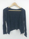 ◇ B:MING by BEAMS ビーミング by ビームス 長袖 ニット カーディガン ネイビー レディース P 【中古】