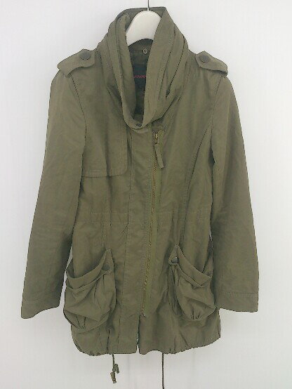 ◇ VIVAYOU ビバユー ジップアップ 長袖 ブルゾン サイズ2 カーキ レディース P 【中古】