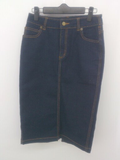 ◇ N. Natural Beauty Basic ストレッチ スリット デニム 膝下丈 ナロー スカート サイズS ネイビー レディース P 【中古】 ◇ N. Natural Beauty Basic ストレッチ スリット デニム 膝下丈 ナロー スカート サイズS ネイビー レディース P 【中古】
