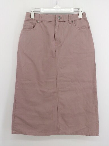 ◇ Comfort Basic コンフォートベーシック バックスリット 膝下丈 ナロー スカート サイズL ピンクベージュ系 レディース P 【中古】 ◇ Comfort Basic コンフォートベーシック バックスリット 膝下丈 ナロー スカート サイズL ピンクベージュ系 レディース P 【中古】