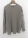 ◇ URBAN RESEARCH アーバンリサーチ 切り替え 長袖 Tシャツ カットソー サイズ38 グレー レディース P 【中古】