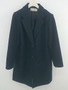 ◇ chocol raffine robe ショコラ フィネ ローブ 長袖 チェスター コート サイズM ネイビー レディース P 【中古】(4)