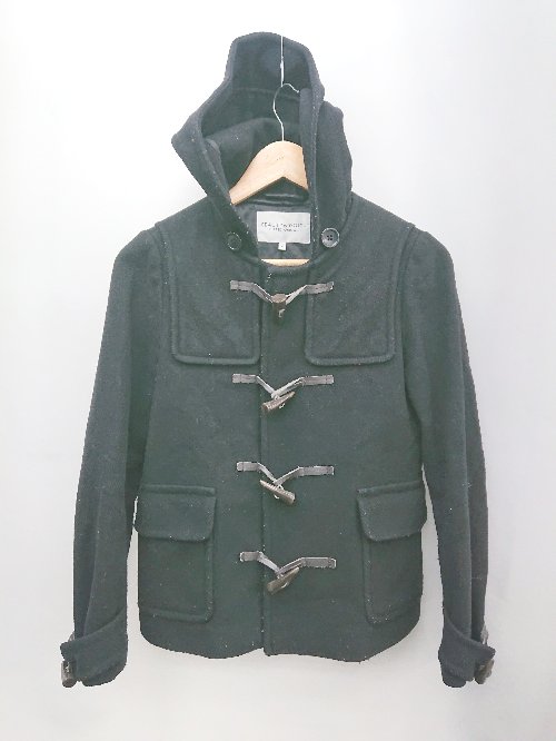 ◇ BEAUTY&YOUTH ビューティ&ユース UNITED ARROWS ウール混 通勤 通学 長袖 ピーコート サイズM ブラック レディース P 【中古...