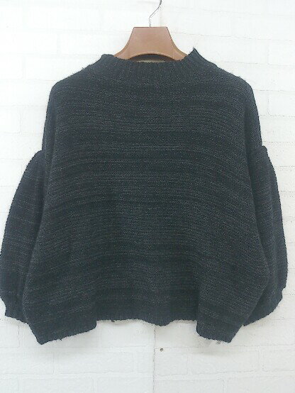 ◇ Sonny Label サニーレーベル URBAN RESEARCH 長袖 ニット セーター サイズF ブラック レディース P 【中古】