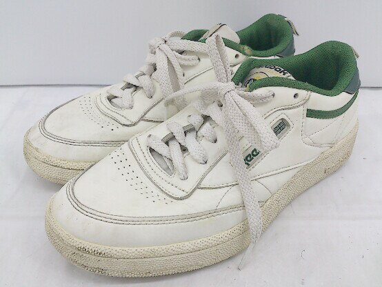 ◇ REEBOK CLASSIC NYLON MORNING FOG HARMONY GREEN FX3357 スニーカー シューズ サイズ25cm ホワイト ...