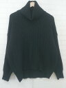 ◇ JEANASIS ジーナシス タートルネック 長袖 ニット セーター サイズF ブラック レディース P 【中古】