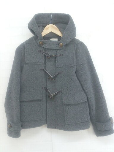 ◇ B MING LIFE STORE by BEAMS フード付き 長袖 ダッフルコート サイズ S グレー レディース P 【中古】 ◇ B MING LIFE STORE by BEAMS フード付き 長袖 ダッフルコート サイズ S グレー レディース P 【中古】
