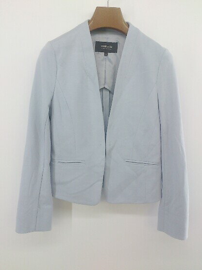 ◇ COMME CA ISM コムサイズム 長袖 ジャケット サイズ5 ブルー レディース P 【中古】