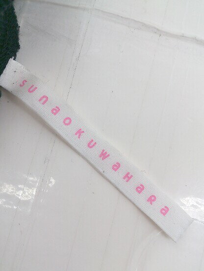 ◇ SUNAOKUWAHARA ドット 水玉 刺繍 ウエストリボン 半袖 ミニ ワンピース サイズM ブラック ゴールド系 レディース P 【中古】