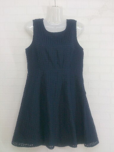 ◇ tocco closet トッコ クローゼット チェック シアー ノースリーブ ミニ ワンピース ネイビー レディース P 【中古】 ◇ tocco closet トッコ クローゼット チェック シアー ノースリーブ ミニ ワンピース ネイビー レディース P 【中古】
