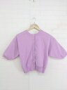 ◇ w closet ダブルクローゼット クルーネック 前後2way 半袖 カーディガン プルオーバー サイズF ピンク レディース P 【中古】