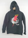 ◇ ZARA kids スパンコール 裏起毛 キッズ 長袖 パーカー サイズ7 122cm チャコールグレー レディース メンズ E 【中古】