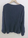 ◇ select MOCA セレクト モカ 長袖 ニット セーター サイズF ネイビー レディース P 【中古】