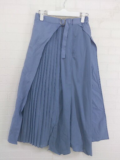 ◇ PAGEBOY ページボーイ プリーツ 切替 ロング フレア スカート サイズF ネイビー系 レディース P 【中古】 ◇ PAGEBOY ページボーイ プリーツ 切替 ロング フレア スカート サイズF ネイビー系 レディース P 【中古】