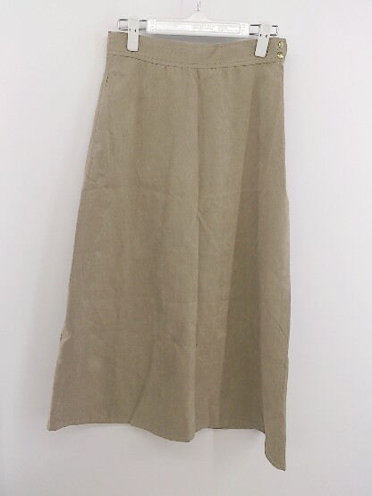 ◇ Techichi テチチ ロング フレア スカート サイズF ベージュ レディース P 【中古】