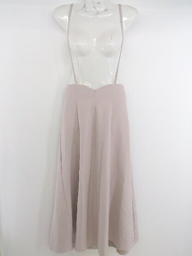 ◇ natural couture ナチュラルクチュール バックギャザー ロング ジャンパースカート サイズF ピンク レディース P 【中古】 ◇ natural couture ナチュラルクチュール バックギャザー ロング ジャンパースカート サイズF ピンク レディース P 【中古】