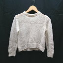 ◇ SLOBE IENA スローブイエナ シンプル キッズ用 長袖 ニット サイズ表記なし ホワイト レディース E 【中古】