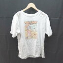 ◇ TOM and JERRY トムジェリマーケット シンプル クルーネック 半袖 シャツ サイズM ホワイト レディースメンズ E 【中古】