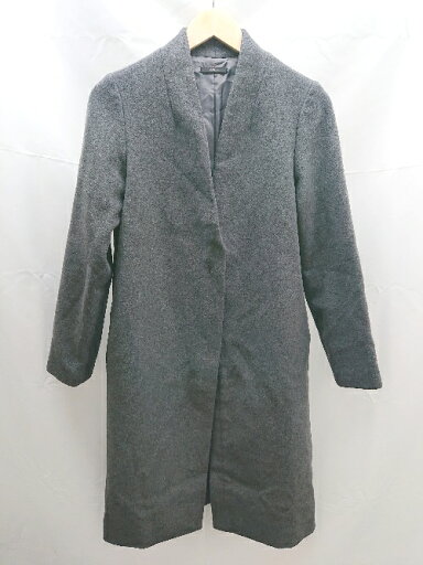 ◇ URBAN RESEARCH ROSSO ロッソ シンプル ロング丈 綺麗め 長袖 コート サイズF グレー レディース E 【中古】 ◇ URBAN RESEARCH ROSSO ロッソ シンプル ロング丈 綺麗め 長袖 コート サイズF グレー レディース E 【中古】