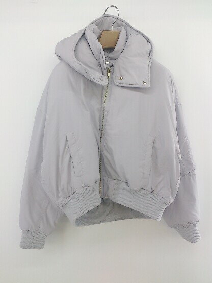 ◇ RAY CASSIN レイカズン 長袖 中綿 ジップアップ ジャケット サイズF グレー レディース P 【中古】