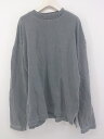 ◇ AZUL BY MOUSSY アズールバイマウジー モック ネック 長袖 Tシャツ カットソー サイズM ダークグレー系 メンズ P 【中古】