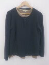 ◇ UNITED ARROWS BLUE LABEL ニット セーター カットソー アンサンブル サイズL ネイビー ベージュ メンズ P 【中古】
