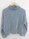 ◇ ITEMS URBAN RESEARCH アーバンリサーチ ハイネック 長袖 ニット セーター サイズF ブルー系 レディース P 【中古】