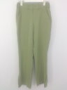 ◇ JEANASIS ジーナシス 裾スリット パンツ サイズM カーキ系 レディース P 【中古】