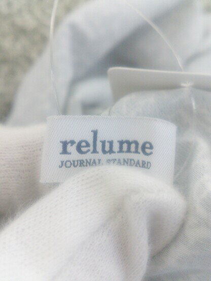 ◇ JOURNAL STANDARD relume 総柄 長袖 膝下丈 ワンピース サイズF グリーン ホワイト レディース P 【中古】