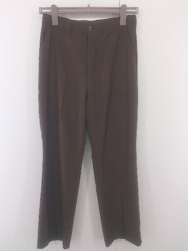◇ JEANASIS ジーナシス ストレッチ スラックス パンツ サイズM ダークブラウン レディース P 【中古】 ◇ JEANASIS ジーナシス ストレッチ スラックス パンツ サイズM ダークブラウン レディース P 【中古】