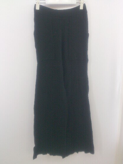 ◇ riche glamour リシェグラマー フレア ニット パンツ サイズM ブラック レディース P 【中古】