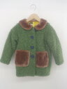 ◇ Sunny Landscape キッズ 子供服 長袖 ニット ジャケット コート サイズ95 グリーン ブラウン レディース メンズ P 【中古】